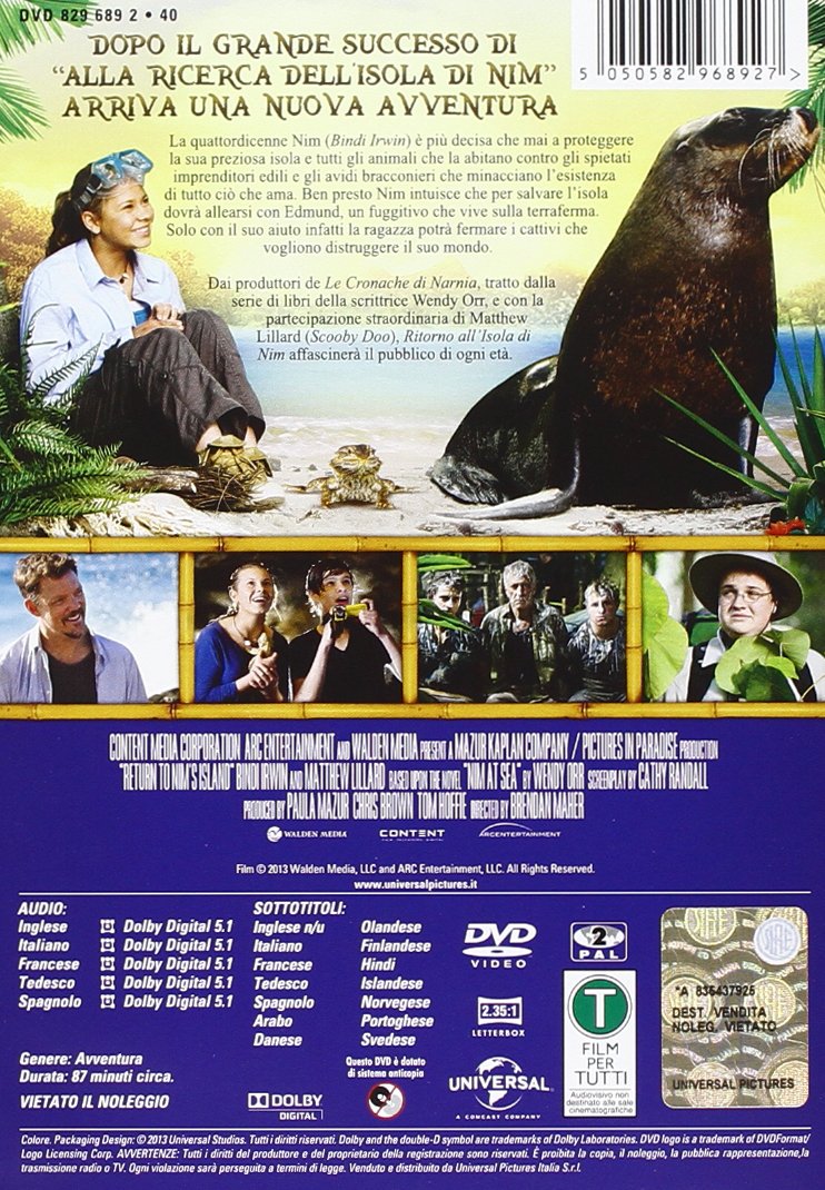 Ritorno All'Isola di Nim (DVD