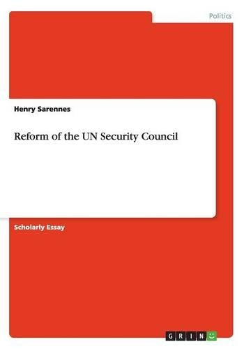 Reform of the UN Security Council
