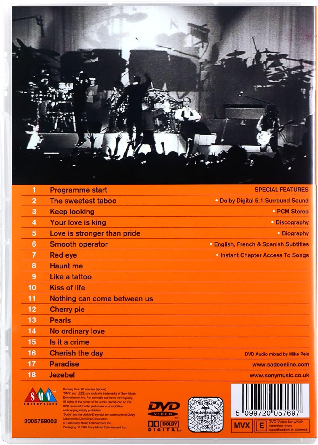 Sade: Live