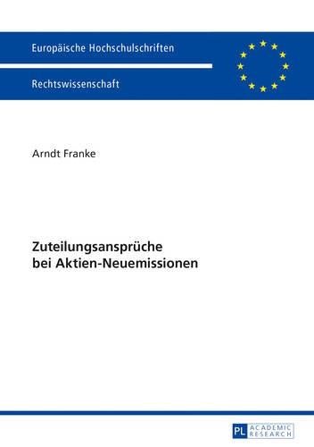 Zuteilungsansprueche Bei Aktien-Neuemissionen