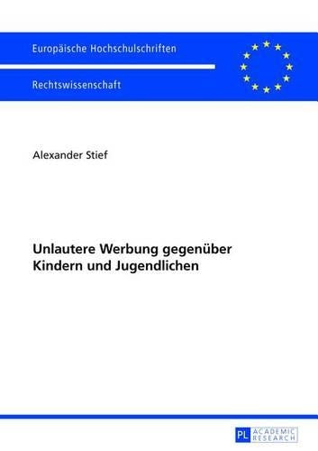 Unlautere Werbung Gegenueber Kindern Und Jugendlichen