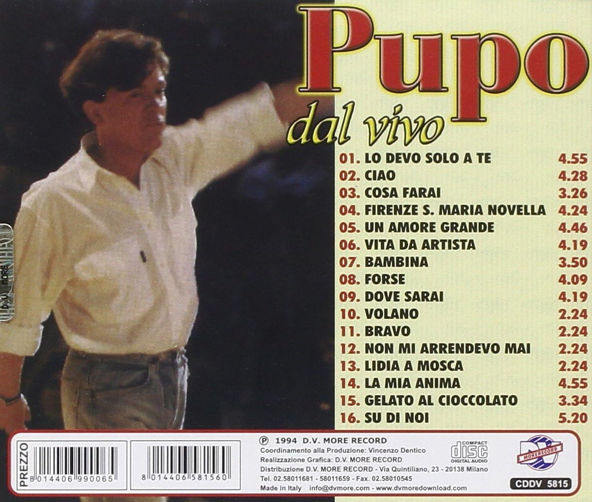 Pupo Dal Vivo