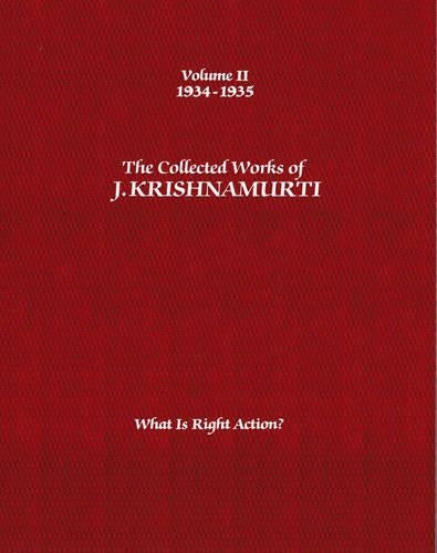 The Collected Works of J.Krishnamurti - Volume II 1934-1935