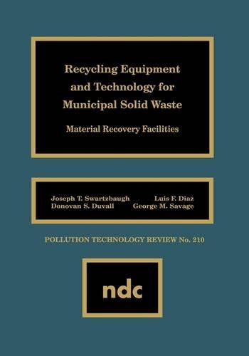Recycling Equipment and Technology for Municipal Solid Waste