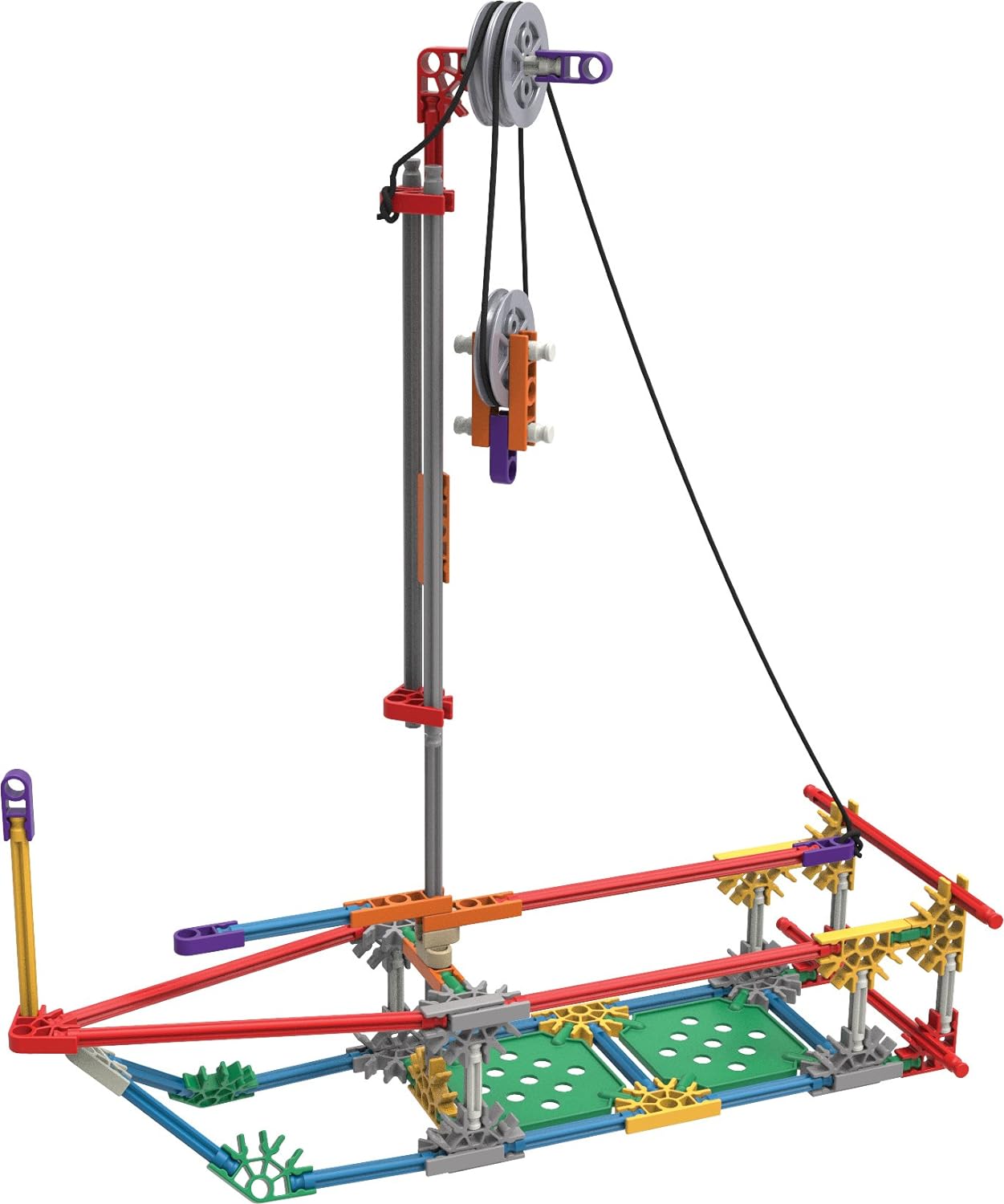 K'NEX STEAM Education Levers and Pulleys Building Set Educational Toys for Kids, 139 Piece STEM Learning Kit, Engineering for Kids, Construction Toys for Kids Ages 8+ Basic Fun 79319