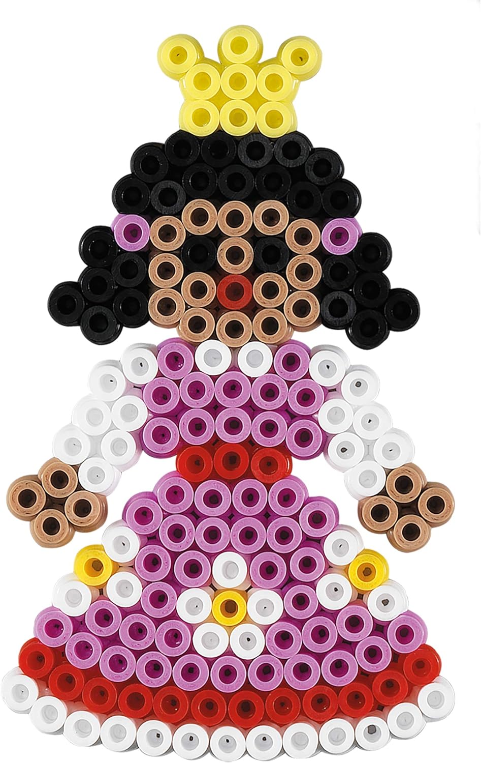 Hama - Midi Pot Rouge - 7000 Perles + 2 Plaques Couleurs - Taille Midi ø 5 mm - Réf 2020