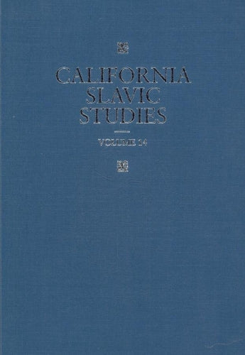 California Slavic Studies, Volume XIV