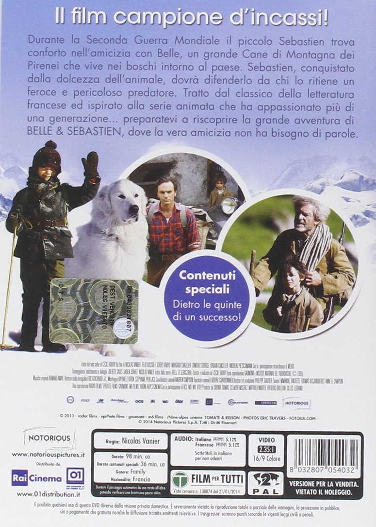 belle e sebastien dvd Italian Import