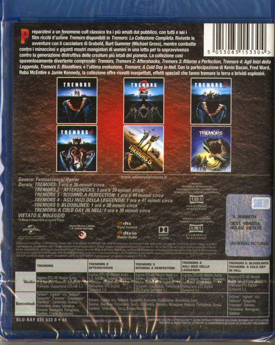 Tremors 1-6 Collection (6 Blu-Ray)