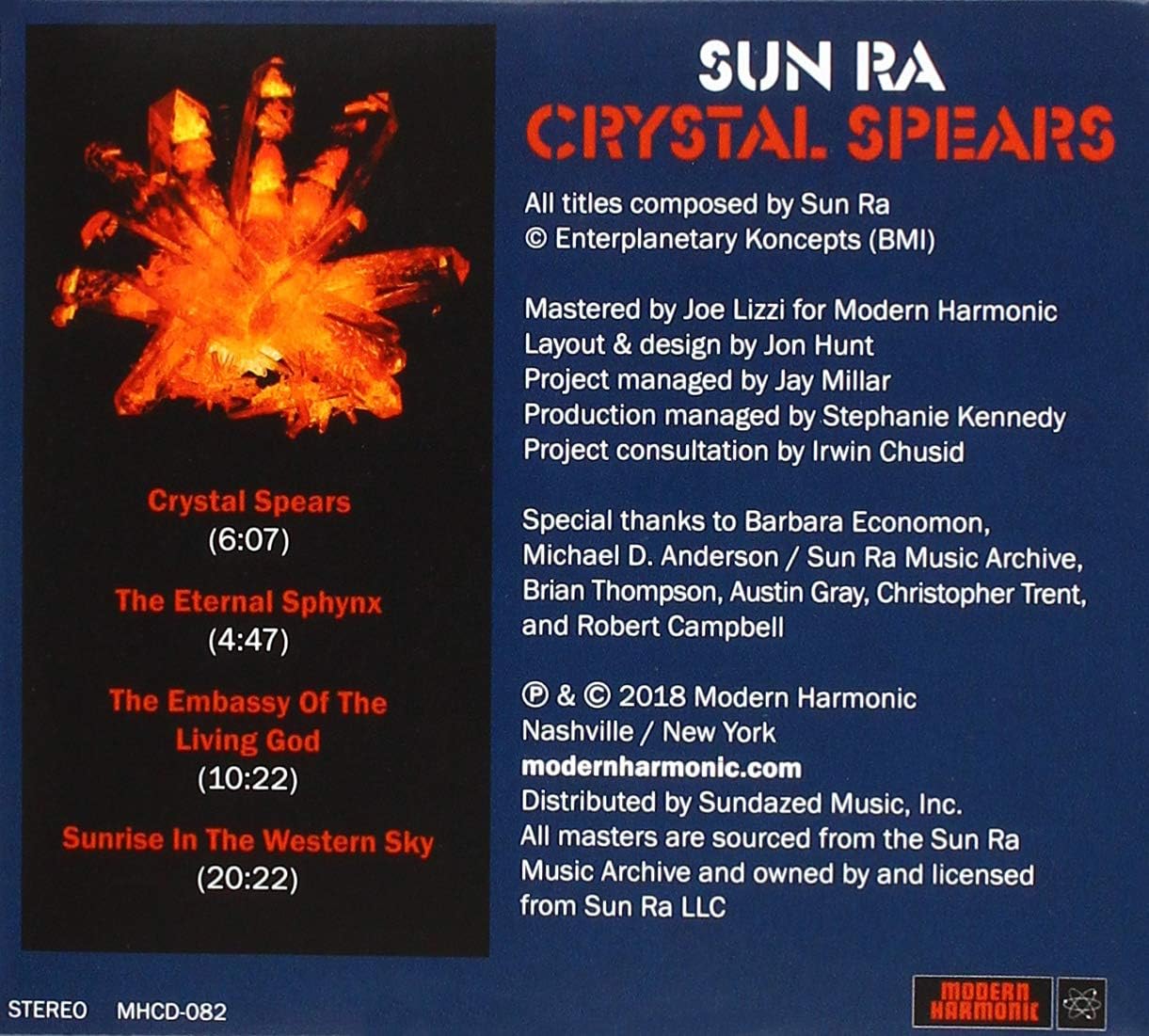 Crystal spears