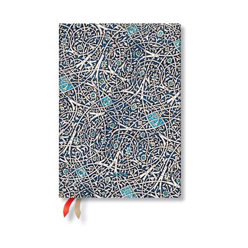 Granada Turquoise (Moorish Mosaic) Midi Verso 12-month Dayplanner 2024
