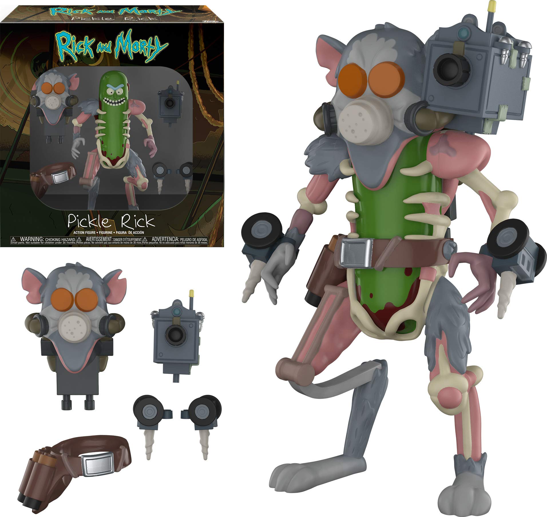 Funko Action Figure: Rick and Morty: Pickle Rick - Collectable Toy - Gift Idea - Official Merchandise - for Boys, Girls, Kids & Adults - TV Fans