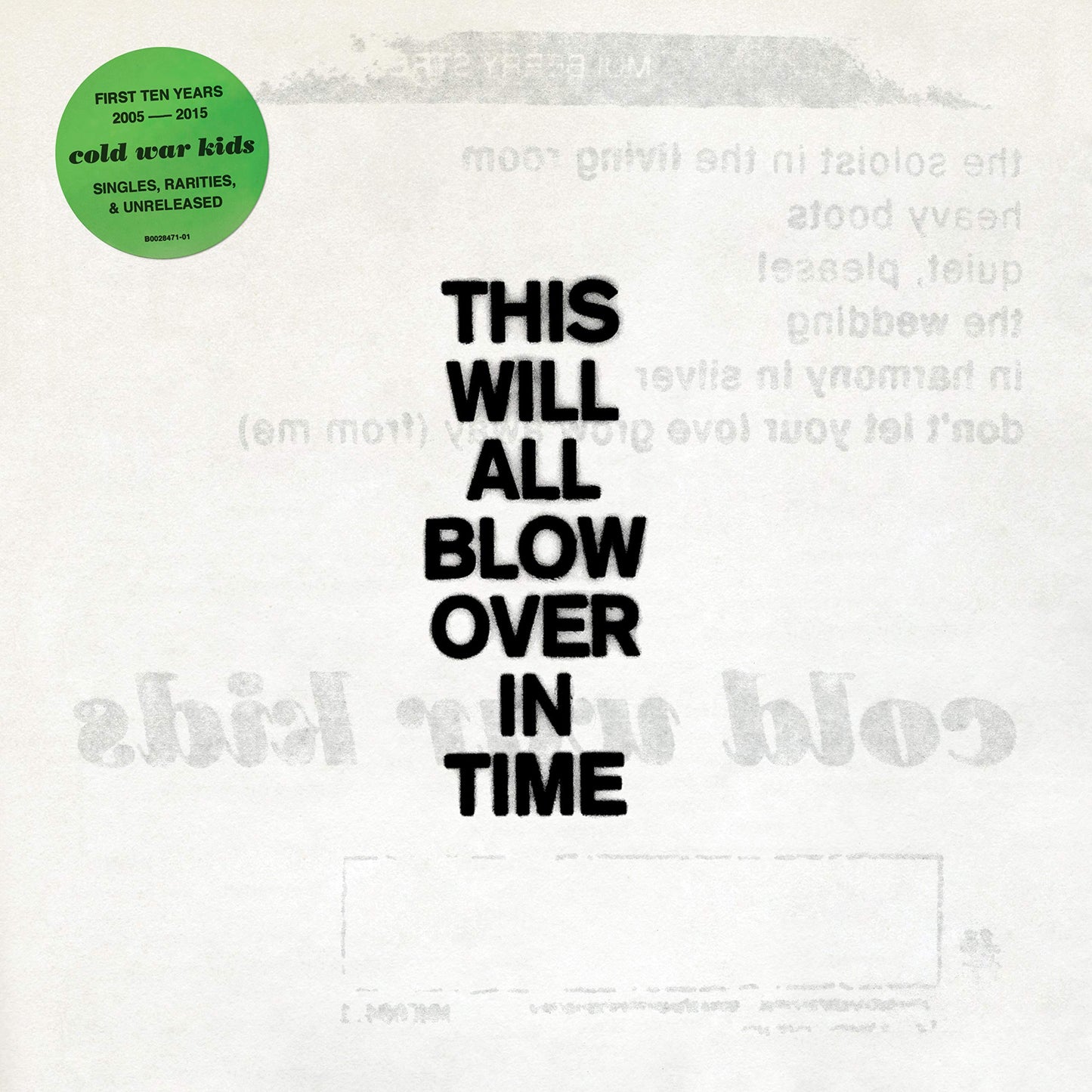 Cold War Kids -This Will All Blow Over In Time