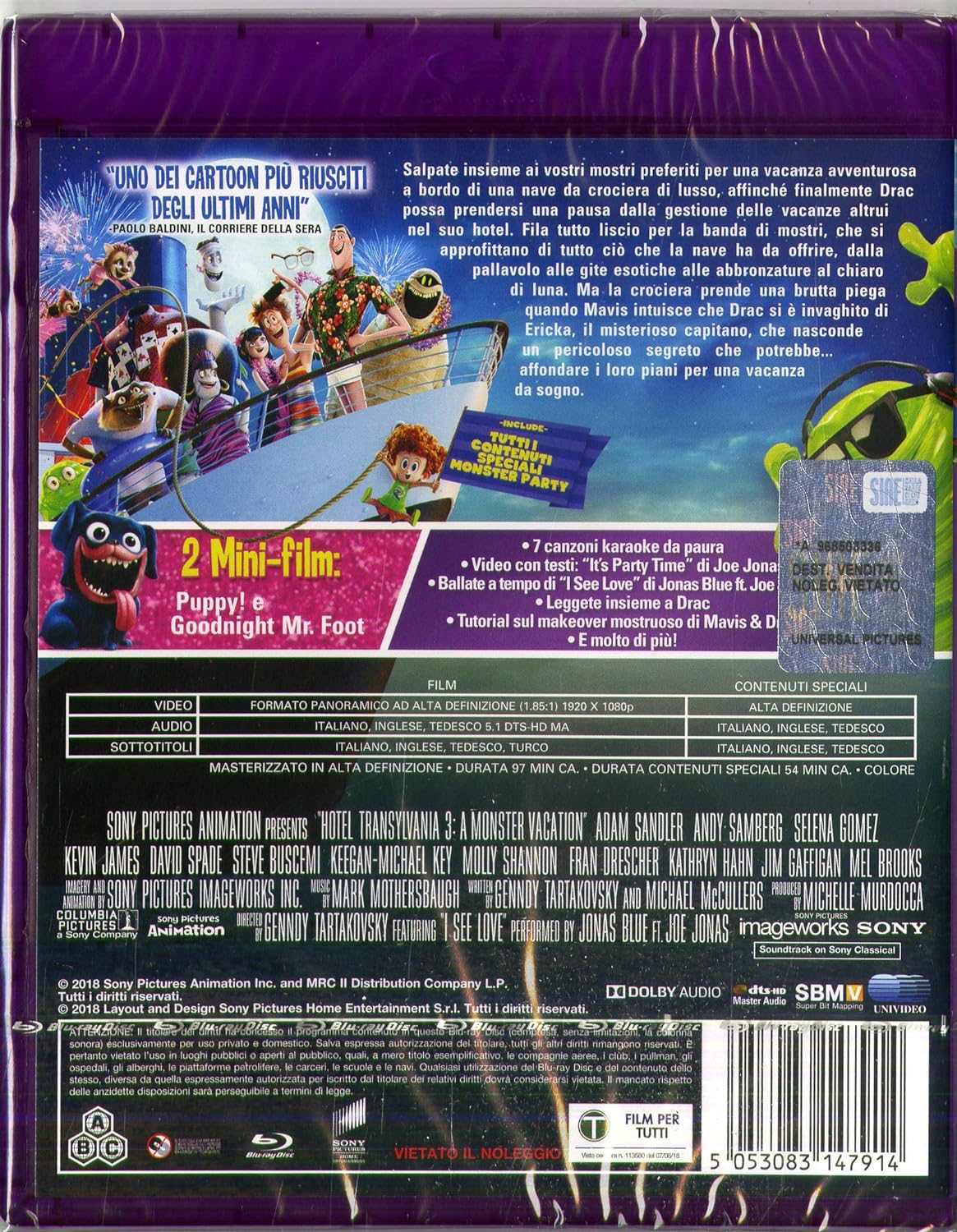 Hotel Transylvania 3: Una Vacanza Mostruosa