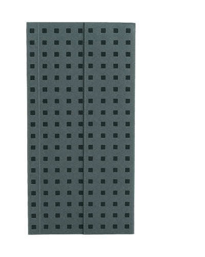 Grey on Black (Quadro) B6.5 Lined Notebook