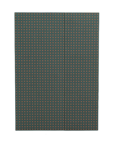 Grey on Orange (Circulo) A4 Unlined Notebook