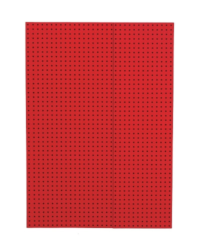 Red on Black (Circulo) A4 Lined Notebook