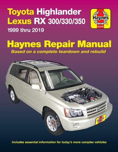 Toyota HighLander (2001-2019) & Lexus RX 300/330/350 (1999-2019) (USA)