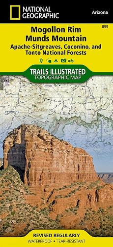 Mogollon Rim, Munds Mountain Map