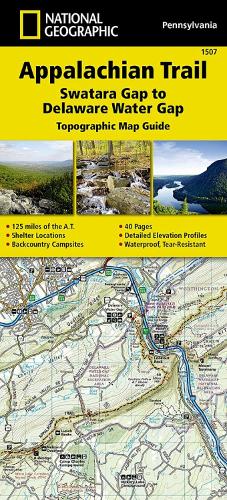 Appalachian Trail: Swatara Gap to Delaware Water Gap Map