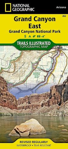Grand Canyon East Map (Grand Canyon National Park)