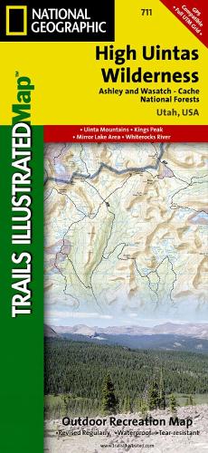 High Uintas Wilderness Map