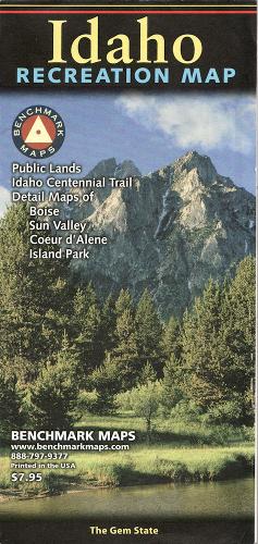 Idaho Recreation Map (Benchmark Maps