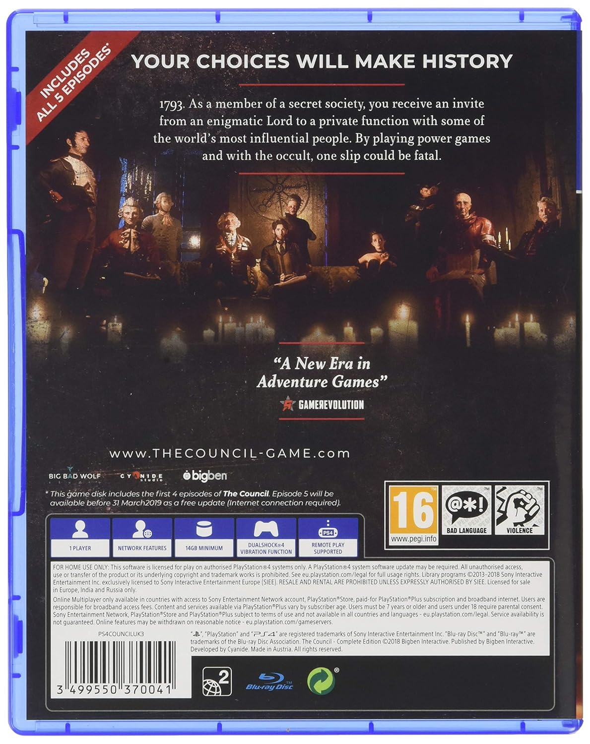 The Council (PS4) (PS4
