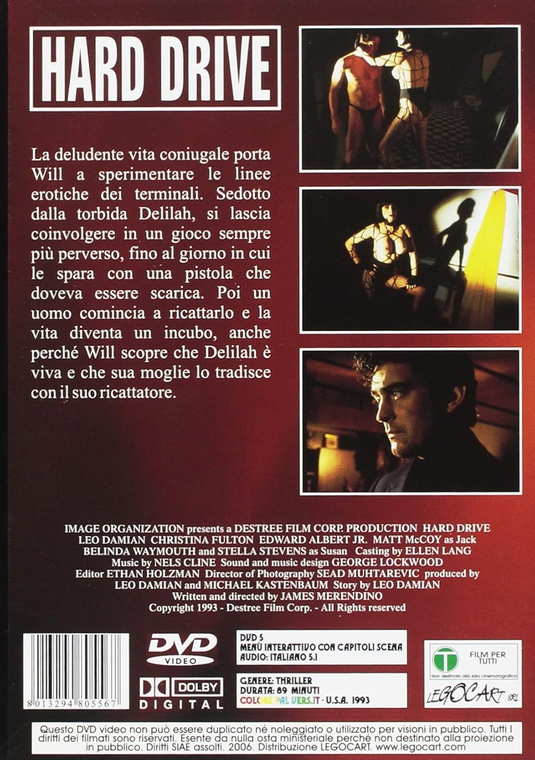 hard drive dvd Italian Import