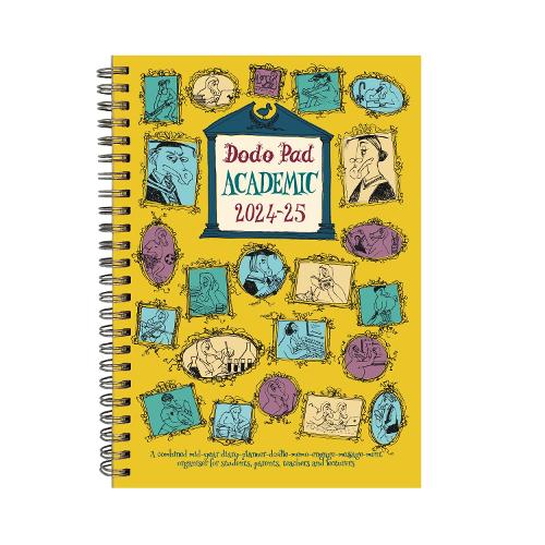 The Dodo Pad Academic 2024-2025 Mid Year Desk Diary, Academic Year, Week to View