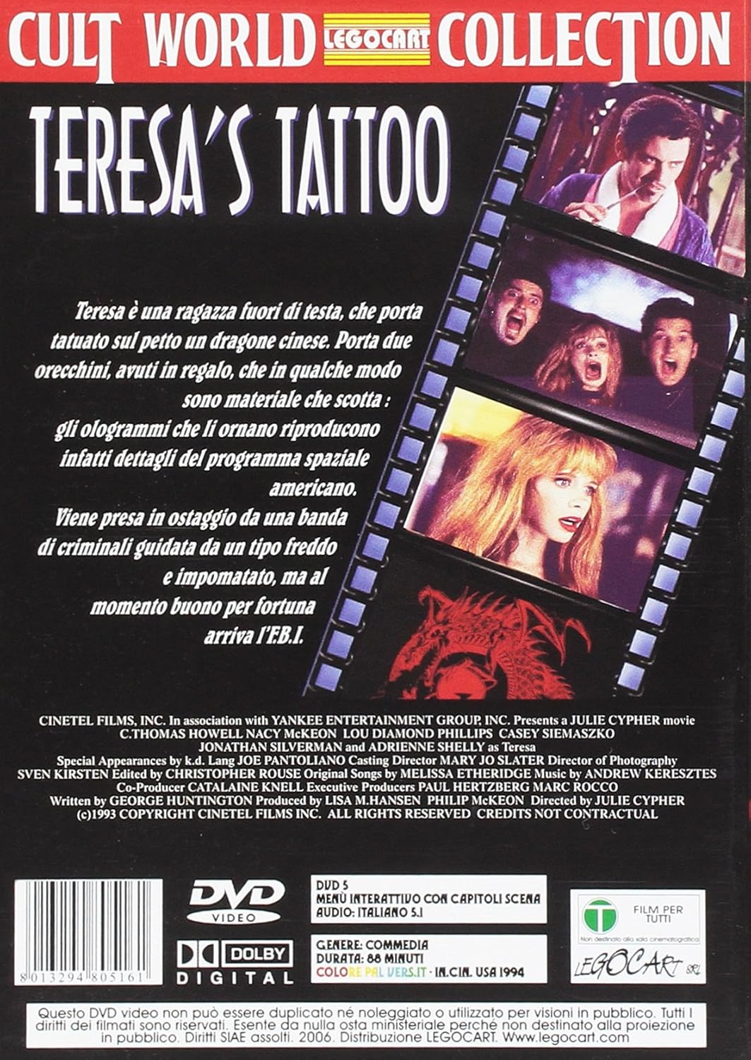 teresa's tattoo dvd Italian Import
