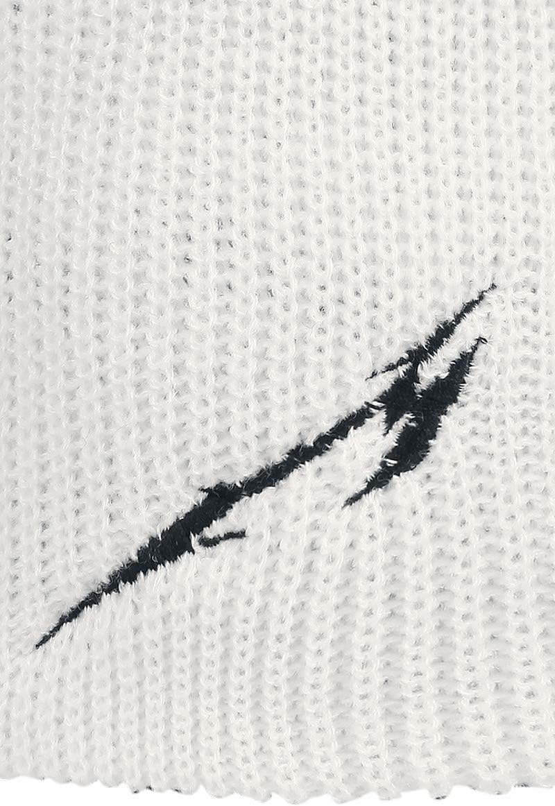 Metallica Glitch M Beanie White