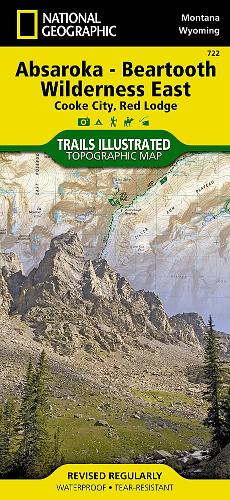 Absaroka-Beartooth Wilderness East Map
