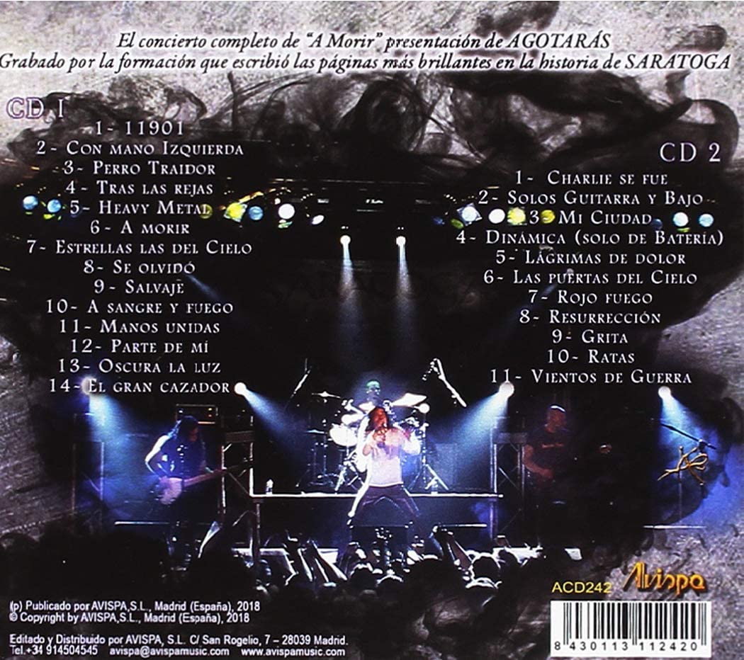 SARATOGA - Vuelve A Morir (2 CD)