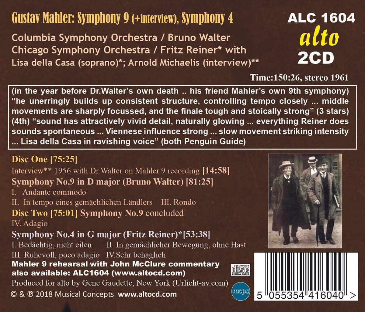 Mahler: Symphony 9 (+interview) Symphony 4