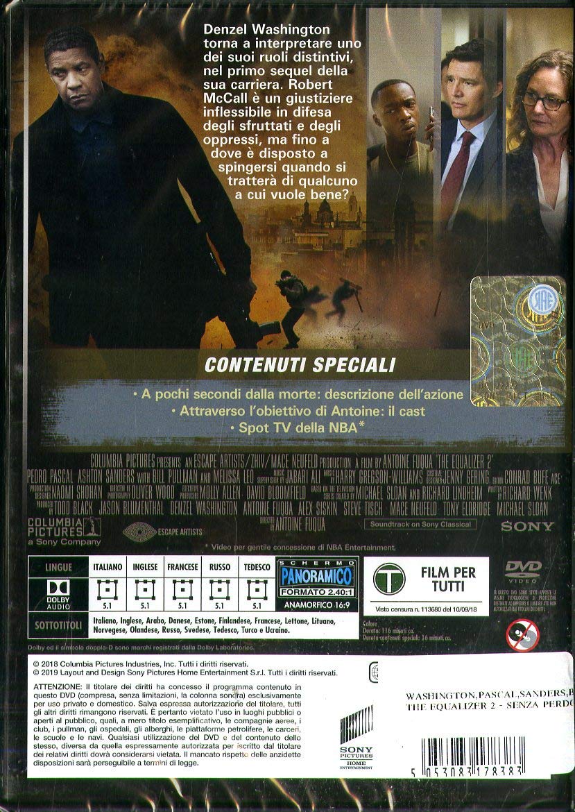 The Equalizer 2: Senza Perdono