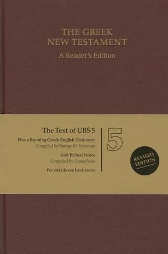 UBS 5th Revised Greek New Testament Reader's Edition