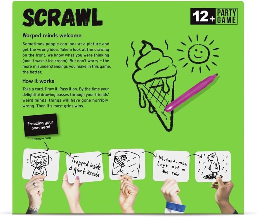 Scrawl Doodle Your Way To Disaster (Green Box)