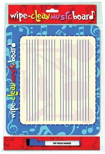 Wipe Clean Music Board (Landscape Edition)