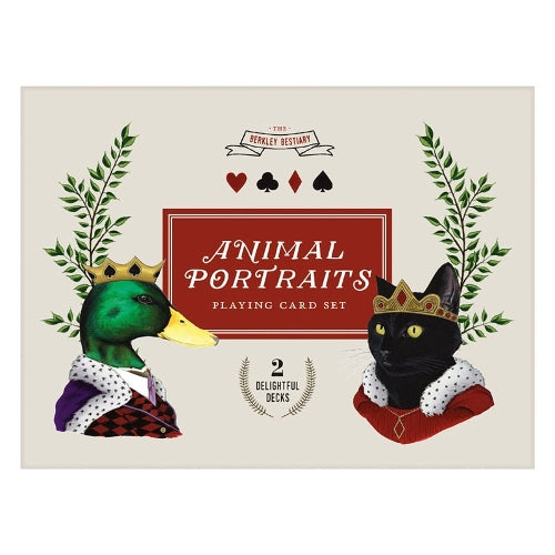 Berkley Bestiary Anmial Portraits Playing Card Set