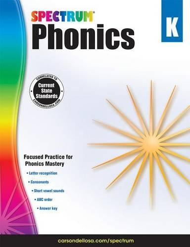 Spectrum Phonics, Grade K