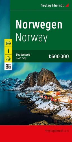 Norway Road Map 1:600K FB (German, English, French, Italian and Spanish Edition