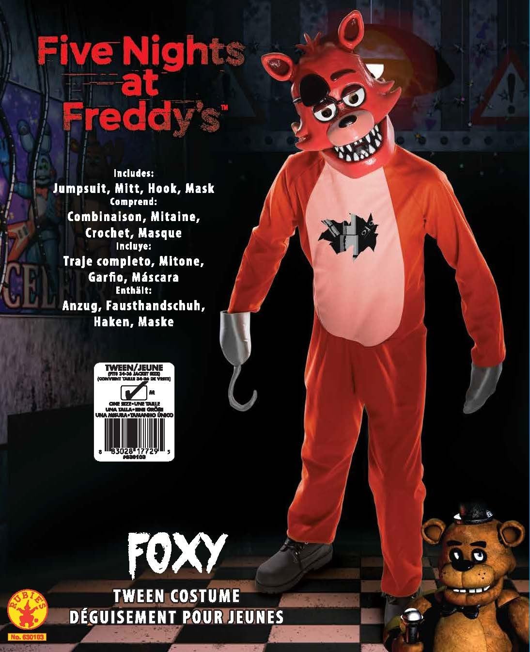 Five Nights at Freddy's Foxy Tween Costume