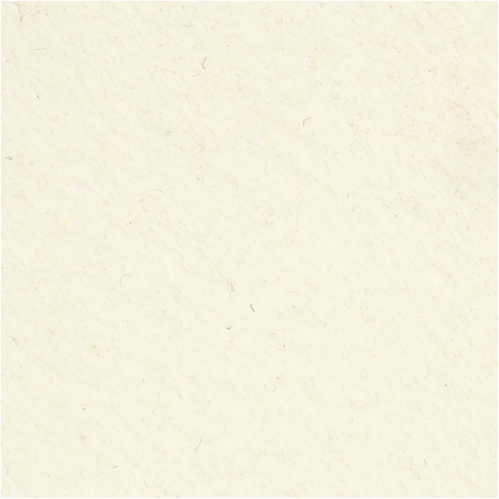 Creativ Company 42 x 60 cm 1-Piece Craft Felt, Off-White