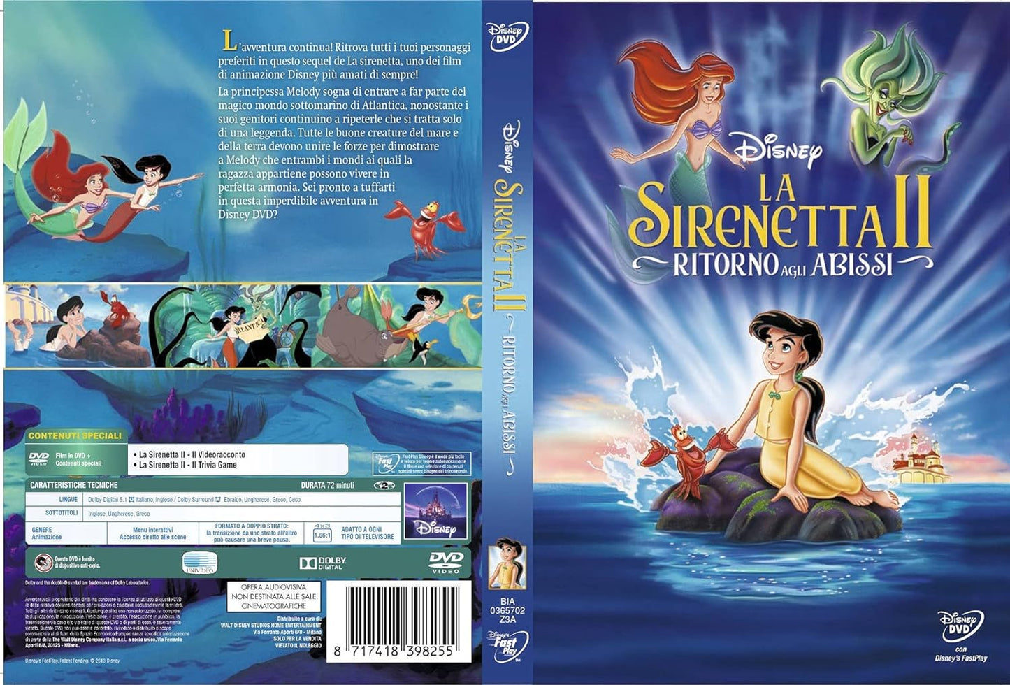 DVD DVD LA SIRENETTA II