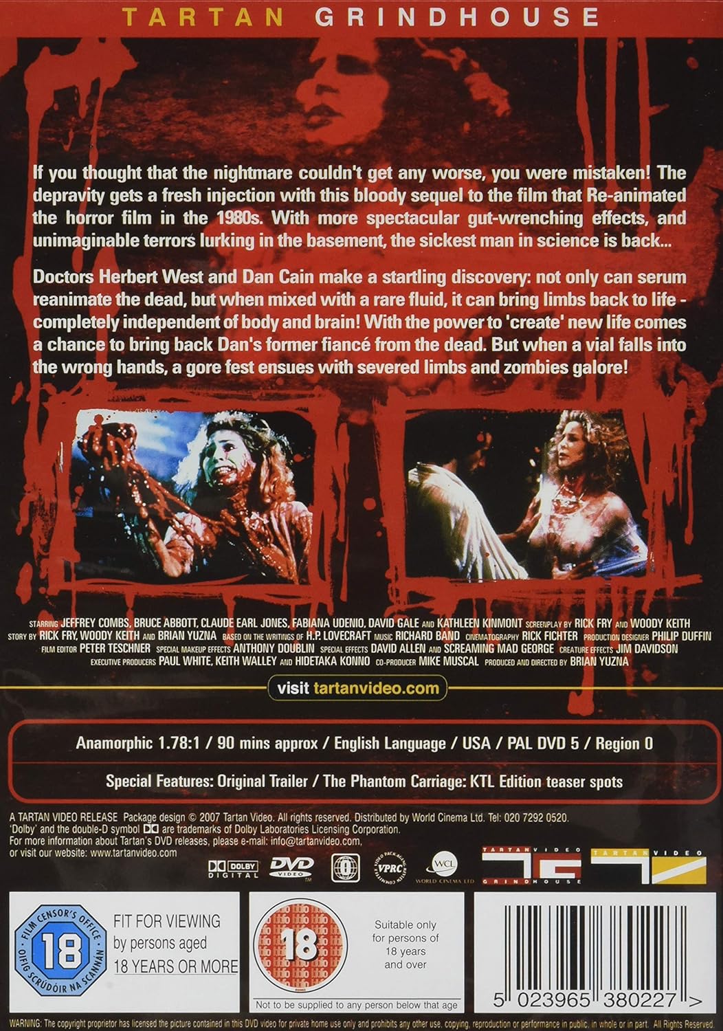 Bride Of Re-Animator DVD