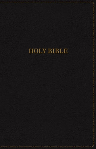 KJV Holy Bible: Thinline, Black Leathersoft, Red Letter, Comfort Print (Thumb Indexed): King James Version