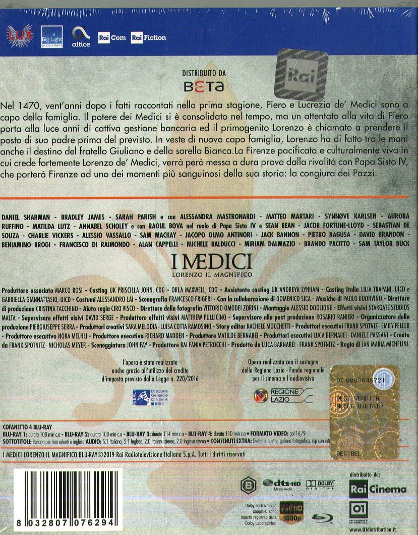 I Medici - Lorenzo Il Magnifico (Box 4 Br)