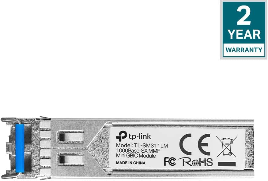 TP-Link MiniGBIC Module,IEEE 802.3z, CSMA/CD, TCP/IP,Wave Length 850nm, 3.3V Power Supply, 1.25 Gbps, 9/125 um Single-mode (SM311LM