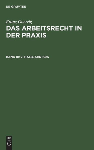2. Halbjahr 1925 (German Edition
